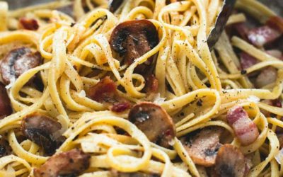 Bacon & Mushroom Pasta