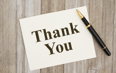 Thank you for your support